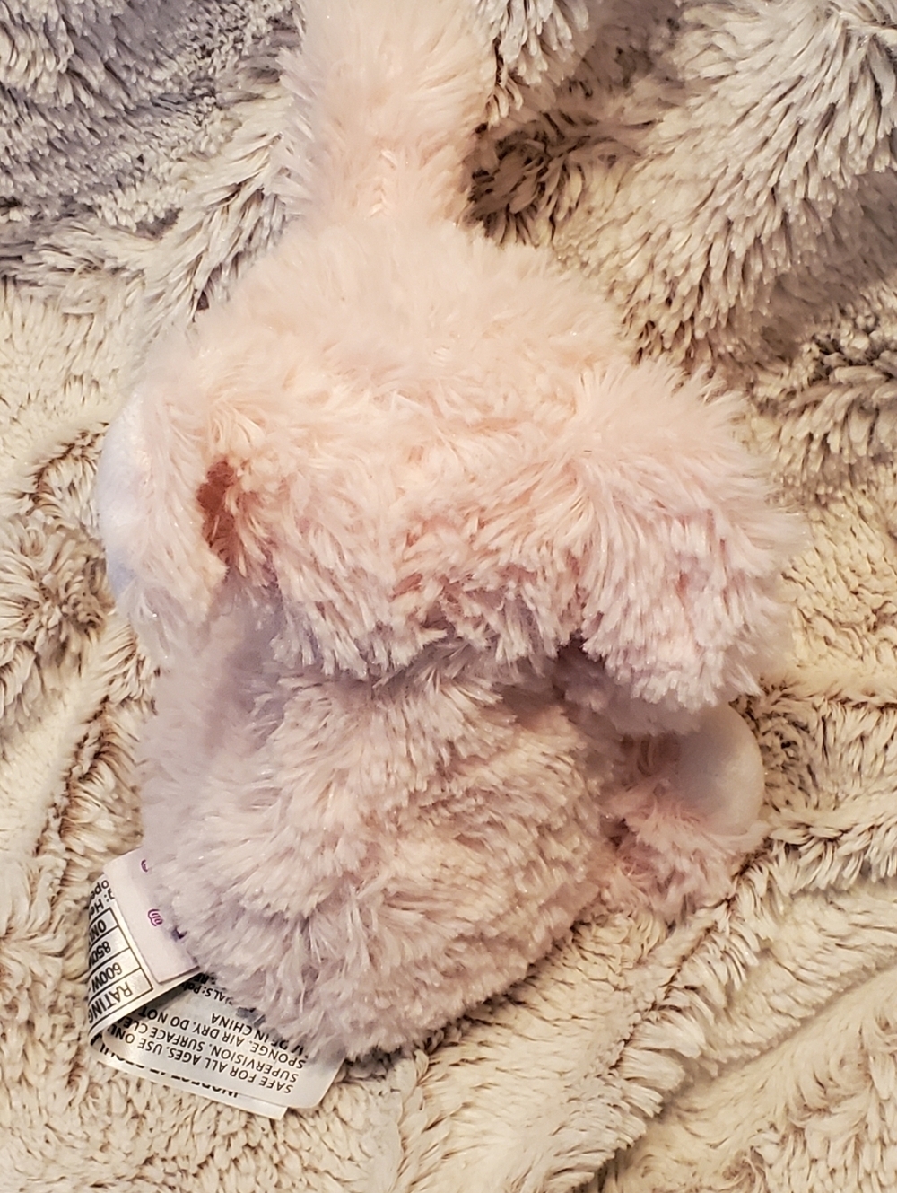 Warm & Cozy Heatable Microwavable Plush Pink Elephant For Soothing Warmth - Picture 7 of 10